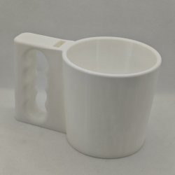 Holder til isbtte med plads til ske