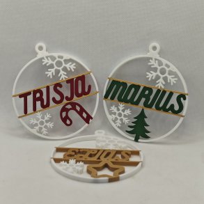 Ornament med eget navn