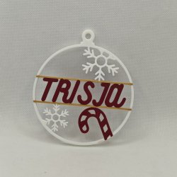 Ornament med eget navn