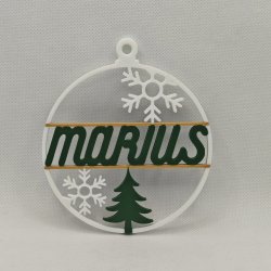 Ornament med eget navn